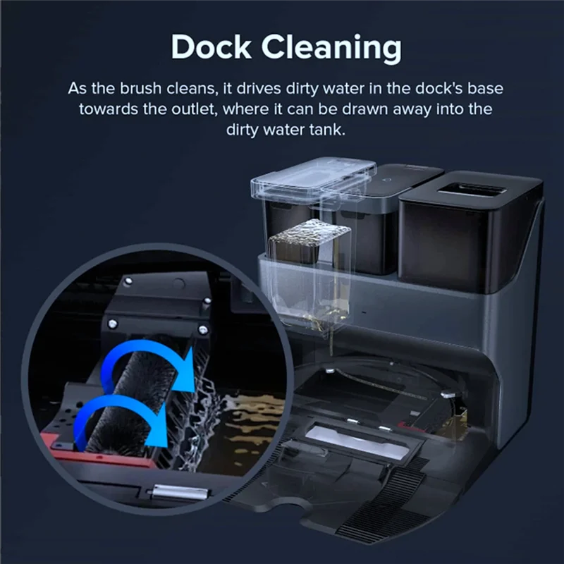 RMWIN-Zubehör für Roborock S8 Pro Ultra S7 Max Maxv Ultra Staubsauger-Rollenbürste, Hochgeschwindigkeits-Reinigungsbürste Image