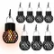 Mini lanterne solaire suspendue effet de lumière, lampe de décoration de jardin, féerique, Patio, jardin, cour, décoration de jardin