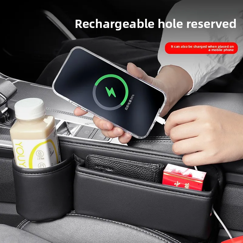 Für Mercedes Benz SLK/SLC-Klasse R172 B W246 2011 ~ 2020 Auto Sitz Lücke Füllung Lagerung Box mit Tasse Halter Organizer Tasche Zubehör Image