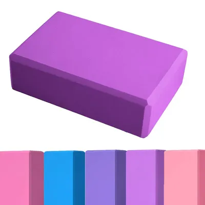 1PC Yoga Building Blocks Cubes Reinforcement Mats Sports Pilates Bricks Exercise Home Exercise Equipment Fitness Eva YJZ01