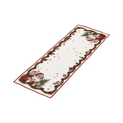 Villeroy & Boch Christmas Toy's Fantasy Xl Embroidered Runner: Santa
