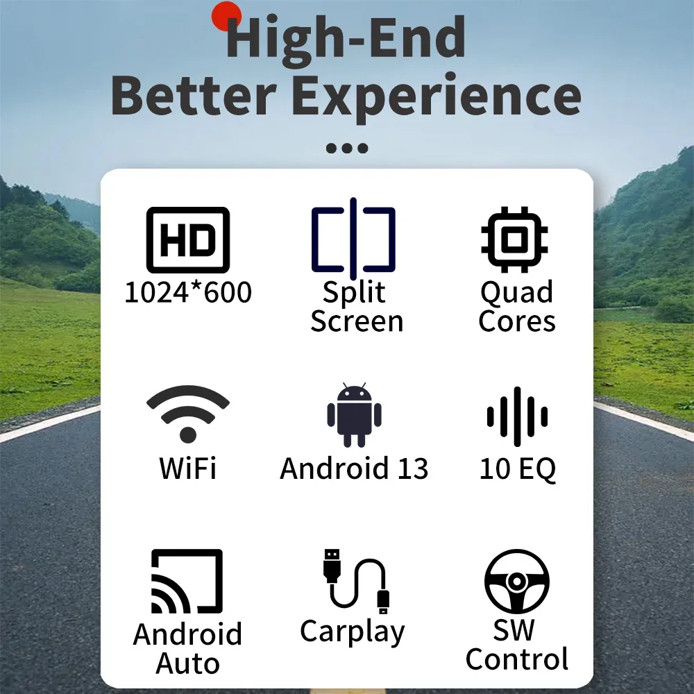 Autoradio Head Unit 2 Din Android Radio for Opel Vauxhall Agila A MK1 2000-2008 Carplay Android Auto 7" Car Multimedia GPS WIFI