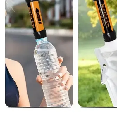 Outdoor Mini Water Filter Straw Camping Purification For Survival Or Emergency Supplies Portable Water Purifier Camping Hiking