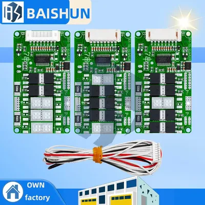 ‌7S 24V Lithium Battery BMS – 10A/15A/18A Li-ion/LMO/Ternary Protection Board with Balance Charging & Over-Discharge