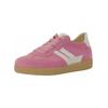 Sneaker GABOR "Gabor Sneaker Leder", Damen, Gr. 39, rosa (rosa, weiß), Leder, casual, Schuhe