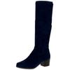 Overkneestiefel CAPRICE "Caprice Stiefel Textil", Damen, Gr. 36, blau (navy), Textil, casual, Schuhe