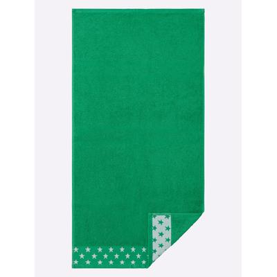 Handtuch WÄSCHEPUR Gr. 6, grün (grasgrün), B:80cm L:200cm, Walkfrottee, 100% Baumwolle, Handtücher (Packung) Image
