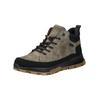 Schnürstiefelette RIEKER "Rieker Stiefelette Lederimitat", Damen, Gr. 45, schwarz (schwarz, braun), Lederimitat, casual, Schuhe