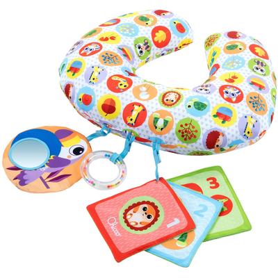 Greifspielzeug CHICCO "Animal Tummy Time", bunt, Greifspielzeug, KinderB:38cm H:10cm, Spielkissen, B:38cm H:10cm