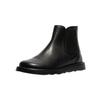 Stiefelette FLY LONDON "Fly London Stiefelette Leder/Textil", Damen, Gr. 38, schwarz, Leder, Textil, casual, Schuhe