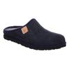 Pantoffel ROHDE "H.MERAN", Herren, Gr. 43, blau (dunkelblau), Veloursleder, klassisch, Schuhe, Hausschuh, Pantoffel, Homeslipper zum Schlupfen
