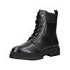 Schnürstiefelette MARCO TOZZI "Marco Tozzi Stiefelette Leder/Textil", Damen, Gr. 40, schwarz, Leder, Textil, casual, Schuhe