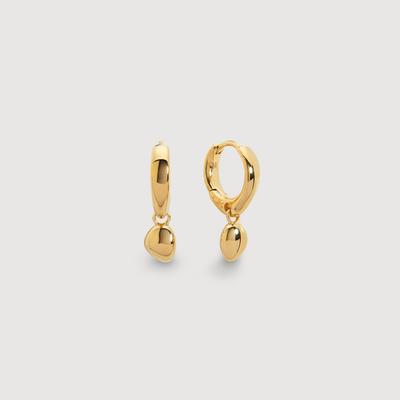 Gold Nura Huggie Earrings