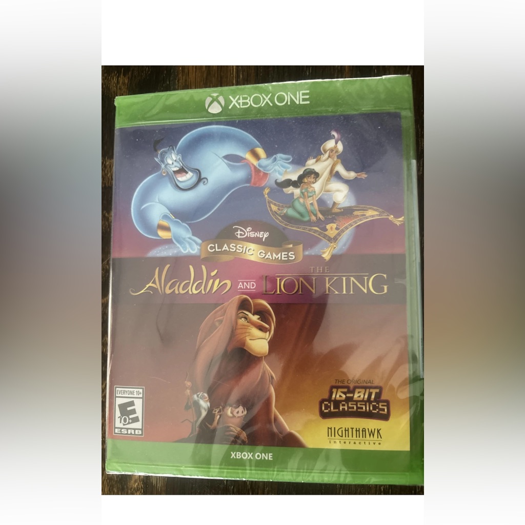 Disney Video Games & Consoles | Disney 16-Bit Classics: Aladdin & Lion King | Color: Black/Green | Size: Os