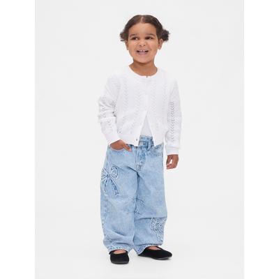 Gap Blue Bow Horseshoe Jeans (6mths-5yrs)