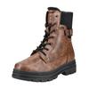 Schnürstiefelette TOM TAILOR "Tom Tailor Stiefelette Lederimitat", Damen, Gr. 41, braun, Lederimitat, casual, Schuhe