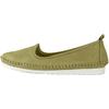 Slipper HEINE, Damen, Gr. 41, grün, Glattleder, Leder, modisch, Schuhe