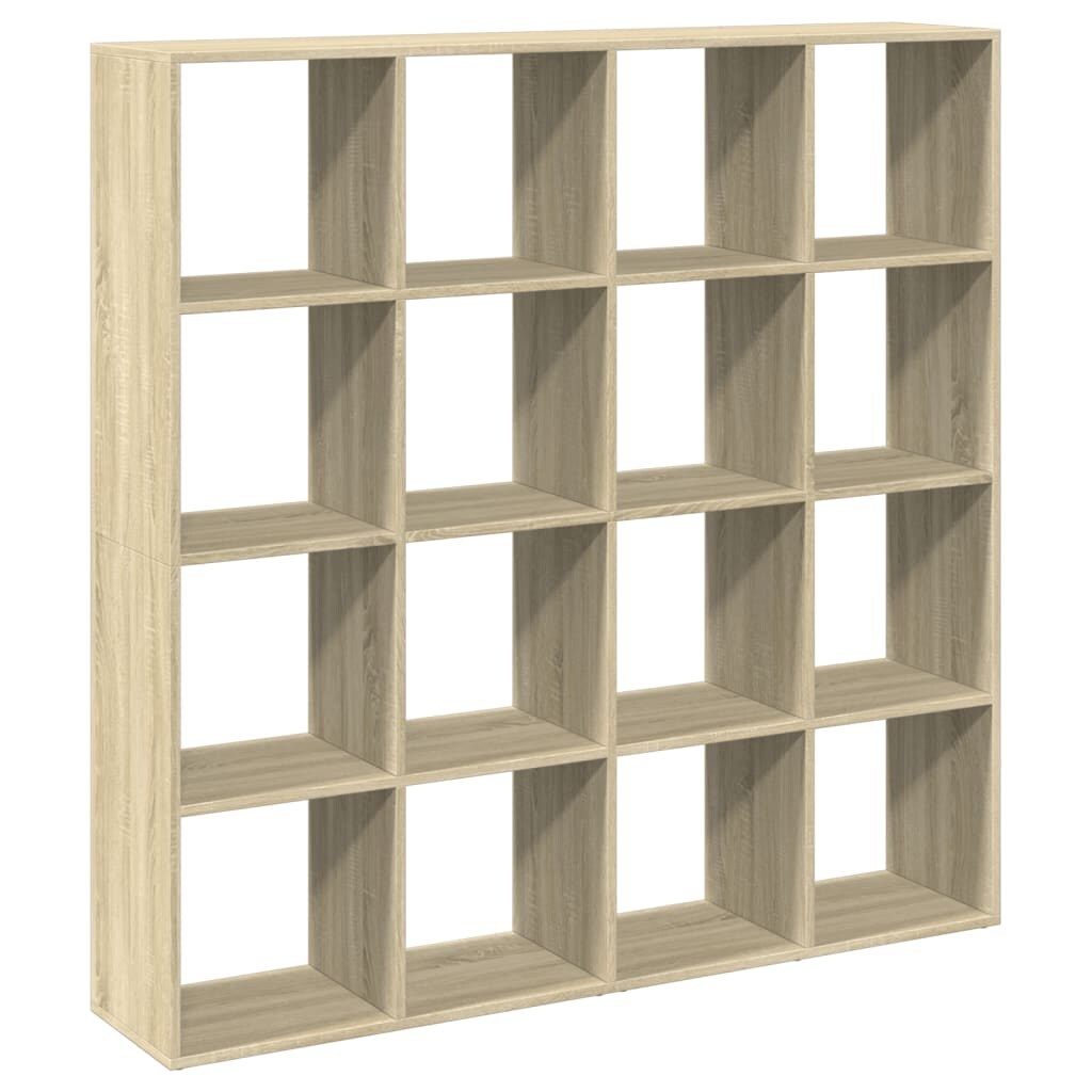 vidaXL Bücherregal Sonoma-Eiche 137,5x29x137,5 cm Holzwerkstoff Image