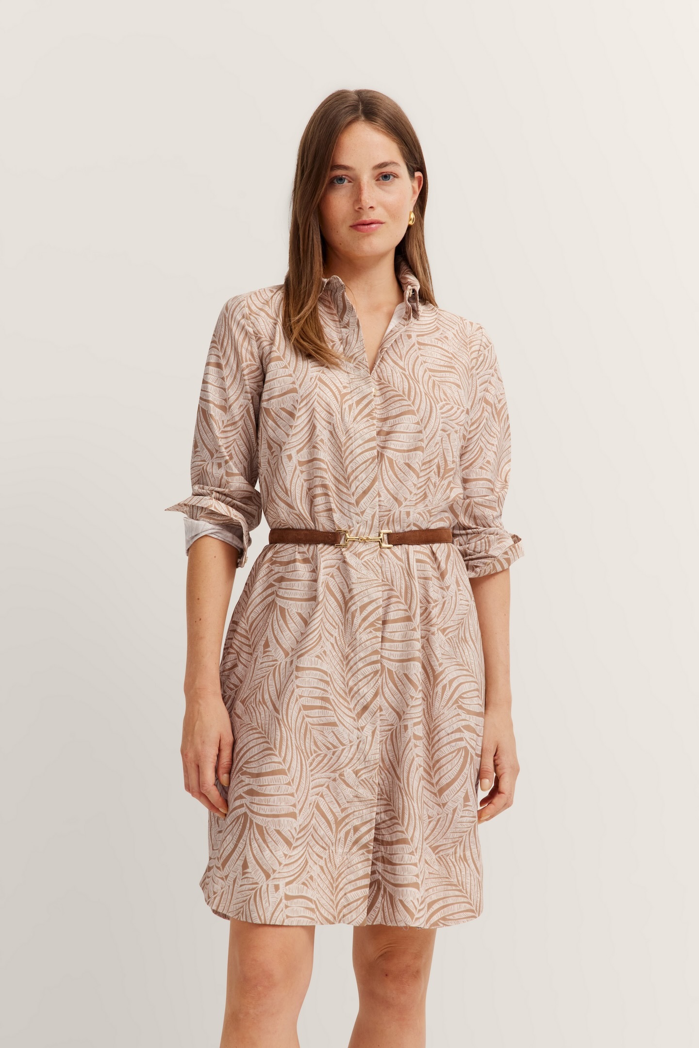 Bugatti Damen Hemdblusenkleid mit grafischem Print Image