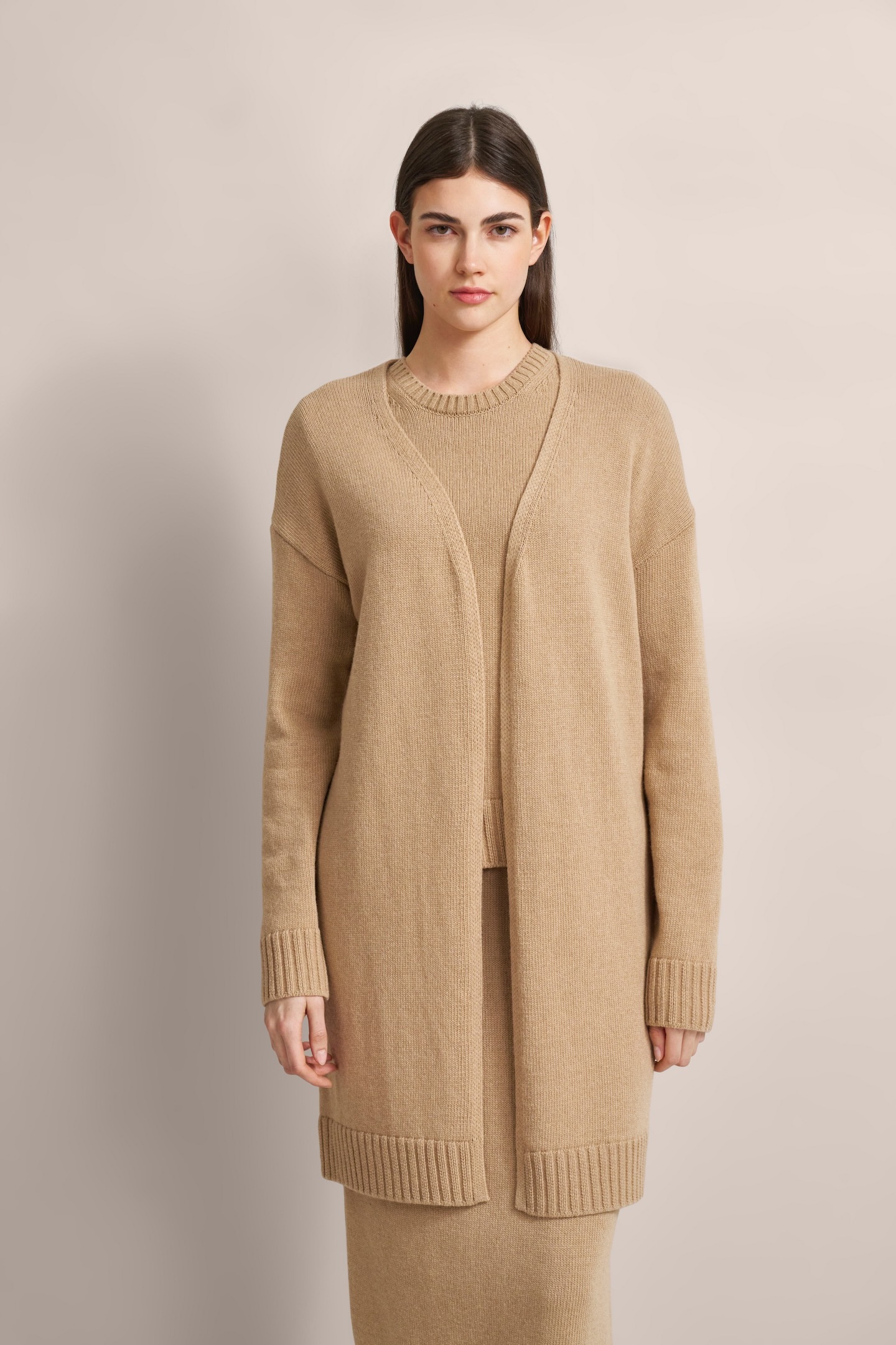 Bugatti Damen Strickjacke mit breitem Rippenbündchen Image