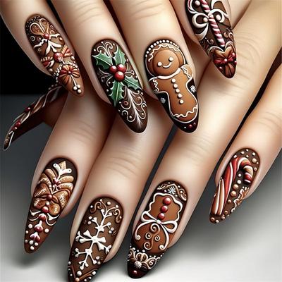 24 Pcs Halloween Press on Nails Long Stiletto Fake Nails Red Black Gradient False Nails with 3D Design Goth Acrylic Nails Press ons Halloween Glue on Nails Full Cover Reusable Stick on Nails for Women