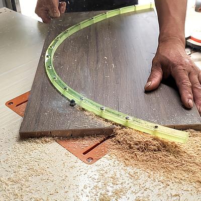 Flexi-Shape - Versatile, Adjustable 78.74in Woodworking Profile Strip - Energy Star Certified Flexible Curve Template for Complex Shapes, Precision Crafting and DIY Projects