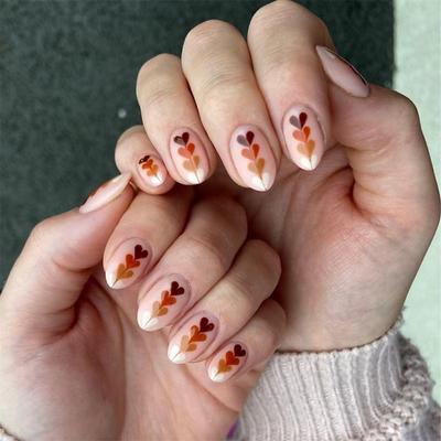 24 Pcs Halloween Press on Nails Long Stiletto Fake Nails Red Black Gradient False Nails with 3D Design Goth Acrylic Nails Press ons Halloween Glue on Nails Full Cover Reusable Stick on Nails for Women