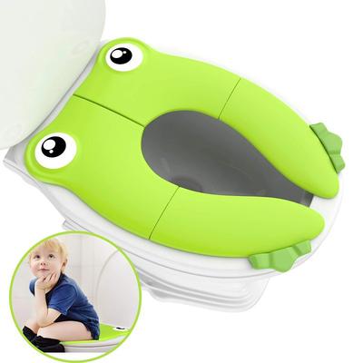 Folding Portable Toilet Seat For Children Toddler Baby Training Potty Seat Colorful Candy Style Toilet Cushion Non Slip Design Lightweight Travel Potty Chair Baby Bathroom Essential