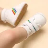 Baby Kleinkind Jungen Mädchen Regenbogen Babys Erste Kleinkind Schuhe Klassische Freizeit Baby Schuhe Turnschuhe Schöne Frühling Und Herbst Zeitraum