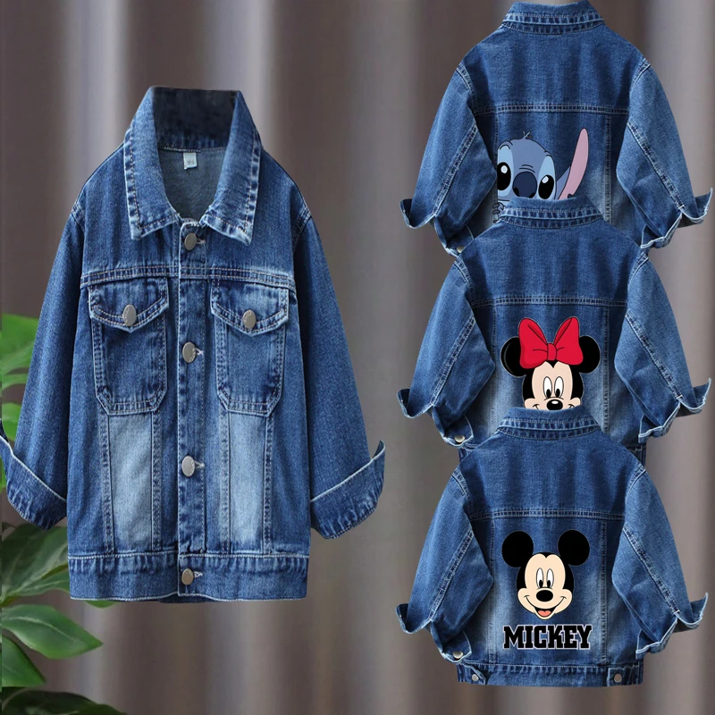 Trendige Jeansjacke 2025, Frühling und Herbst, Top, Kinderkleidung, neue Schatz, modische Oberbekleidung Image