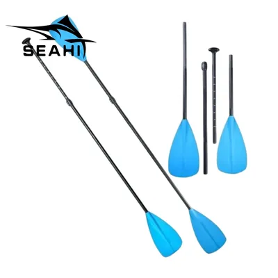 2025 SUP Paddle Kayak Boat Stand Up Blue enhanced PP double blade Paddle Board Stand Up Paddle for Surfing Surfboard