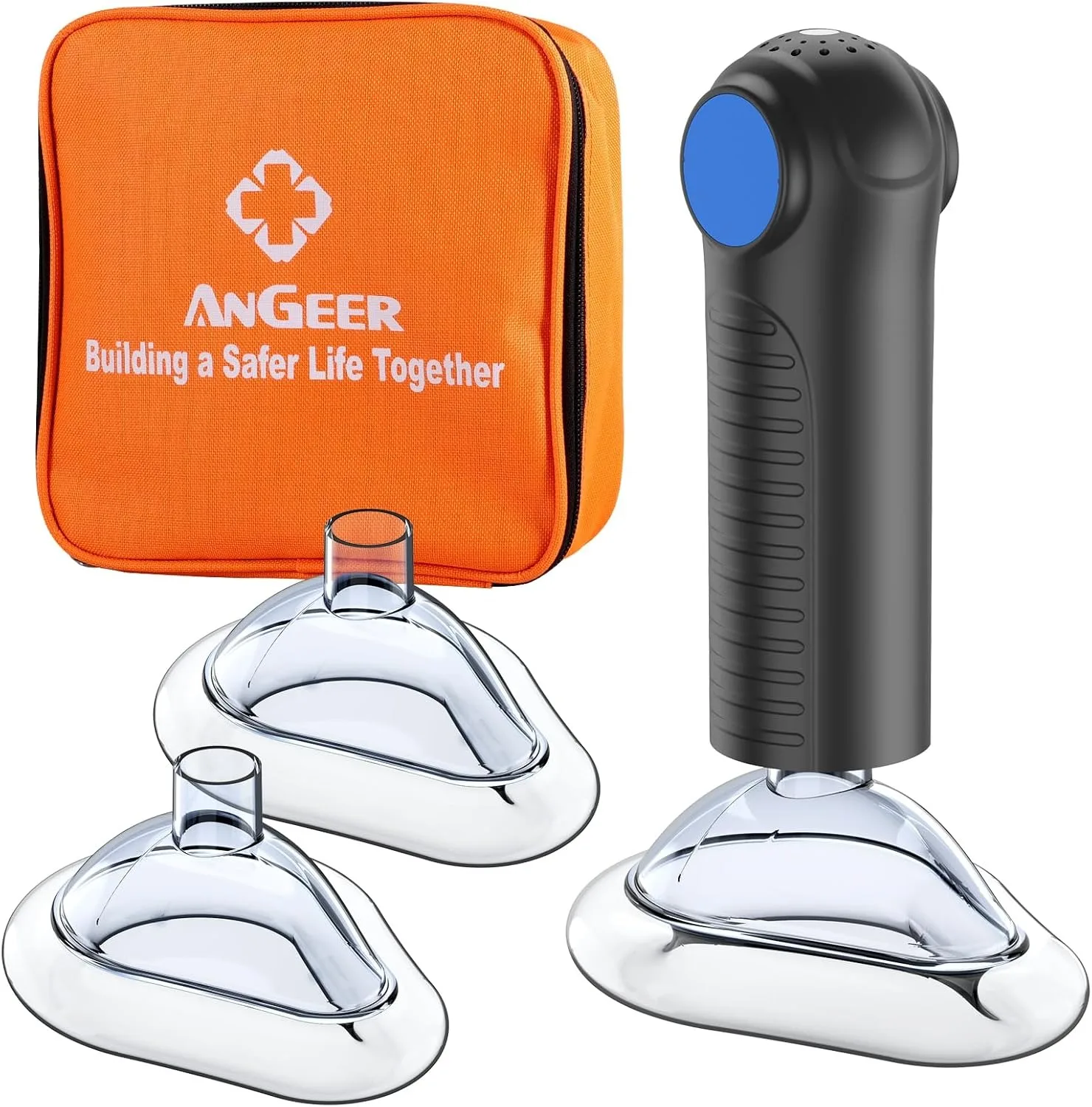 Erstickungsrettungsgerät, CPR-Anti-Erstickungsgerät für Babys und Erwachsene, einfaches Pump Vac Airway-Sauggerät, Erste-Hilfe-Set für zu Hause Image