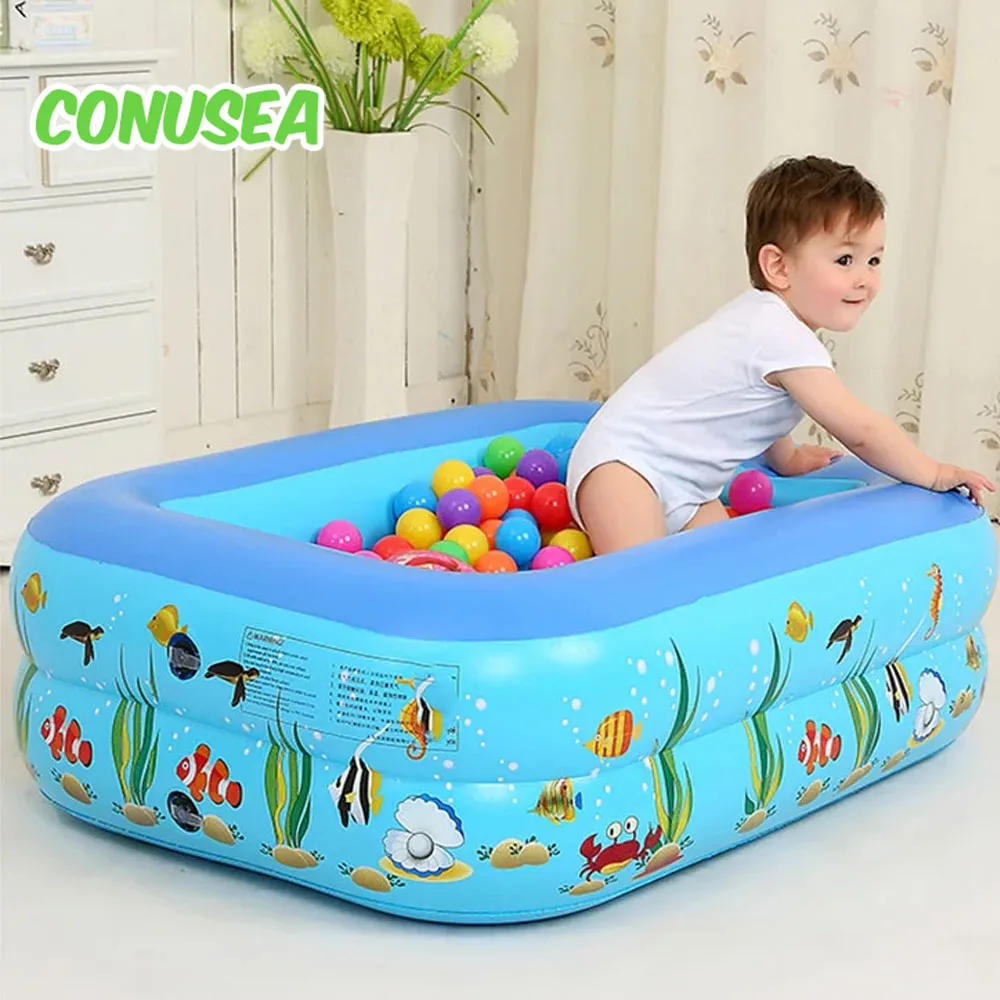 1M aufblasbares Spielzeug, Schwimmbäder für Babys, Kleinkinder, Kinder, drinnen und draußen, Badewanne, Ozean-Ballbecken, Wasserspielzeug für Kinder, Mädchen, Jungen