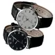 Homme montres affaires montres de luxe bracelet en cuir analogique montres à Quartz pour hommes horloge décontracté hommes femmes montre Reloj Hombre