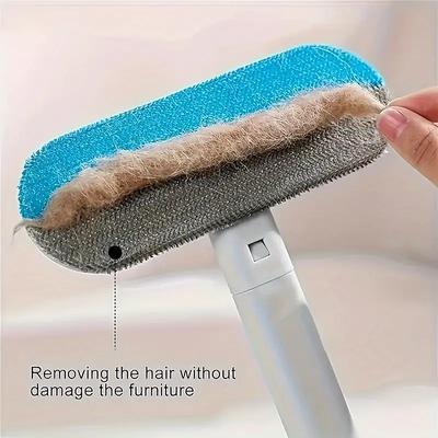 Durable Pet Hair Remover Brush for Dogs Cats – Reusable, Washable, Gentle on Furniture, Sofas, Carpets, Clothing Bedding – Pet Grooming Tool, Sturdy Plastic