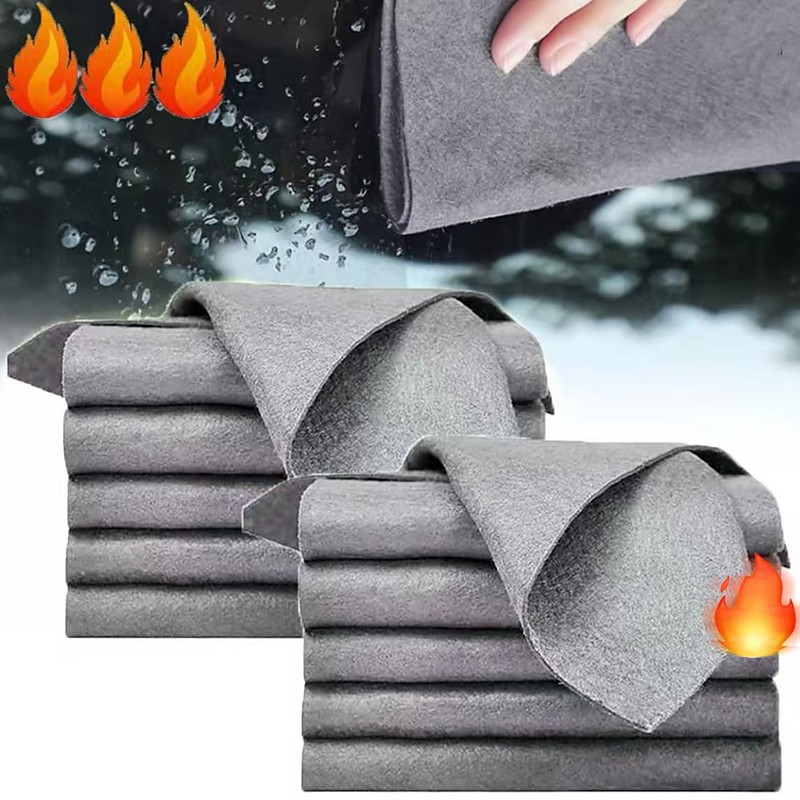 Thickened Magic Cleaning Cloth, Super Absorbent Microfiber Towel for Glass Cleaning, Streak-Free Mirror Cloth, No Water Marks, Household Cleaning Rag