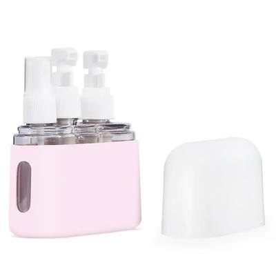 Mini Shampoo Dispenser Portable Travel Bottle Set Refillable Cosmetic Containers Leak Proof Lotion Bottles Toiletry Kit Spray Bottles Portable Travel Accessories For Makeup Skincare Essentials