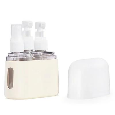 Mini Shampoo Dispenser Portable Travel Bottle Set Refillable Cosmetic Containers Leak Proof Lotion Bottles Toiletry Kit Spray Bottles Portable Travel Accessories For Makeup Skincare Essentials
