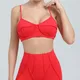 Reggiseno sportivo Top fitness anti-sudore Reggiseno yoga da donna Top corto antiurto Push Up Reggiseno sportivo ad alta resistenza Top da allenamento in palestra traspirante