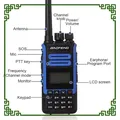 Baofeng BF-H7 Walkie Talkie Radio bidirezionale a lungo raggio 10KM 128 canali FM NOAA Radio bidirezionali portatili dual band con auricolare"