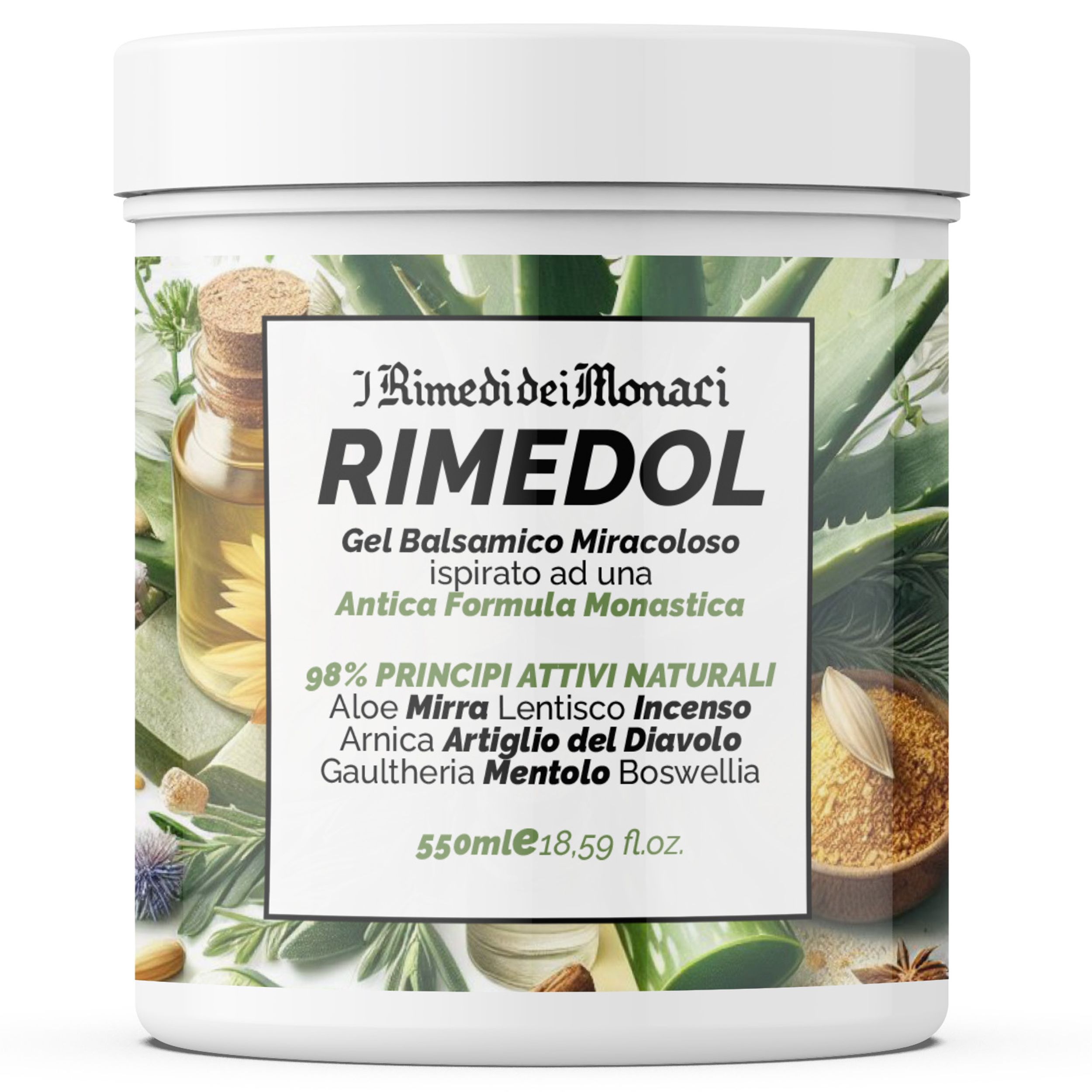 Rimedol Gel Balsamico Naturale 550ml 550 ml
