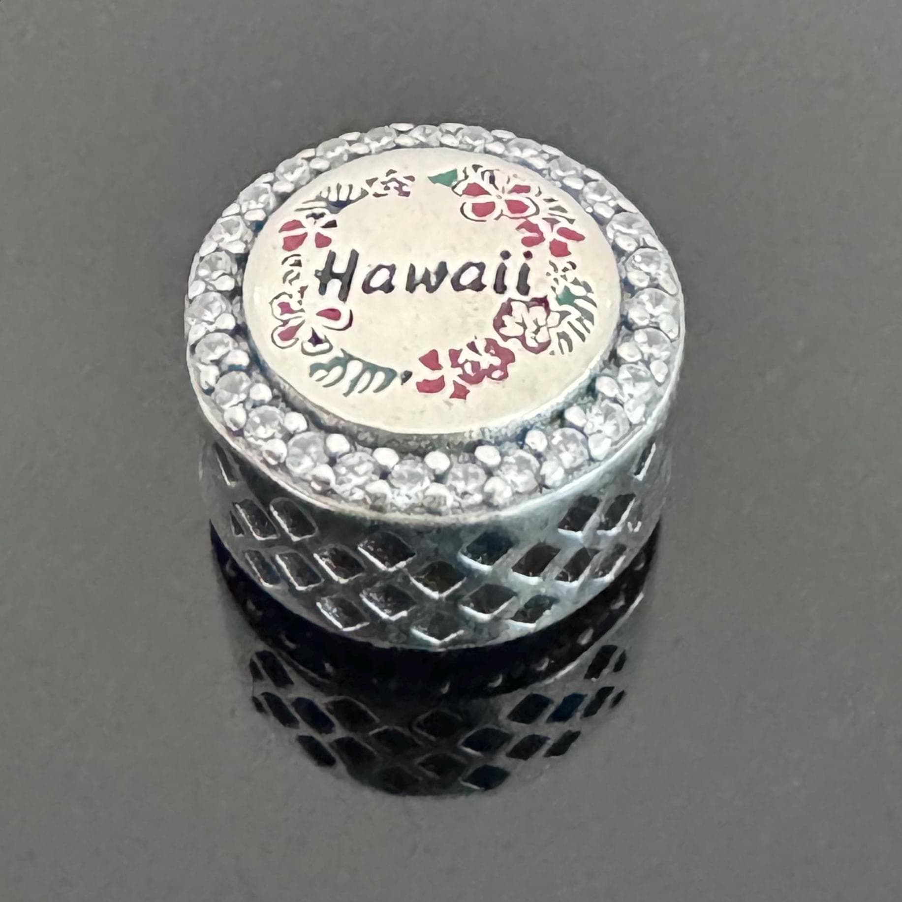 Pandora Hawaii Bead Charm|Ein echter Pandora Charm|Reise Charm für Pandora Armband| Echter Pandora Charm | Gratis Pandora Geschenkbox