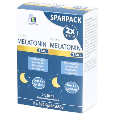 Melatonin 1 mg Einschlaf-Spray Sparpack 2x50 ml Spray Image