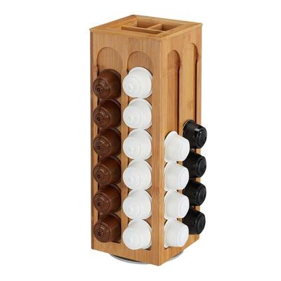 relaxdays Kapselhalter für Golce Gusto Holz braun Image