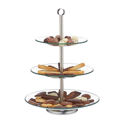 relaxdays Runde Etagere 3-stufig Image