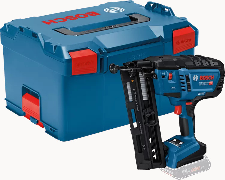Cloueur bois 18V GNH 18V-64-2 M (sans batterie ni chargeur) en coffret L-BOXX BOSCH 0601482001