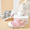 Sommer Kinder Sandalen atmungsaktive Air Mesh 1-4t Baby Unisex Freizeit schuhe rutsch feste weiche Sohle First Walker Baby leichte Schuhe