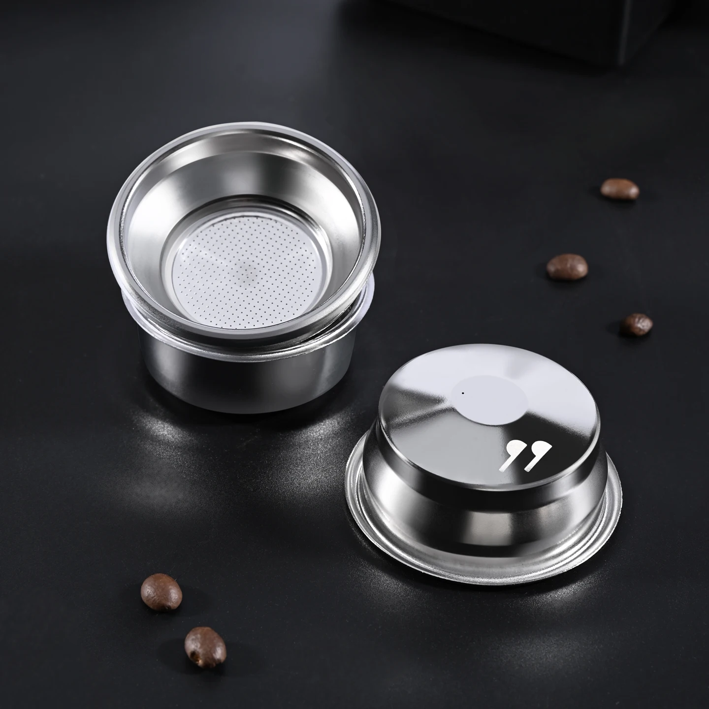 51 MM/54 MM/58 MM Druck 1 loch Kaffee Filter Korb Einzel/Doppel Tasse Fit Für Siebträger espresso Kaffee Zubehör Werkzeug Image