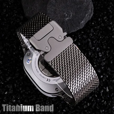 No Gaps Pure Titanium Strap for Samsung Galaxy Watch Ultra 47mm Band for Galaxy Watch 7 Ultra 47MM Waterproof Bracelet Luxury