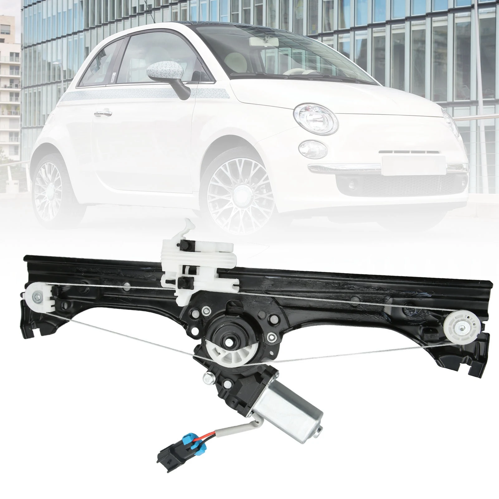 Fensterheber-Baugruppe vorne rechts Beifahrerseite 68070266AD Ersatz für 500 68070266AC Fensterheber-Baugruppe Image